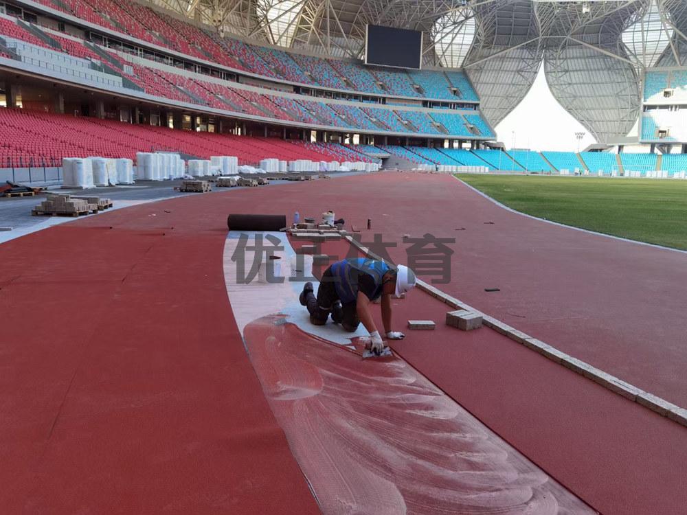 申扎预制型橡胶跑道每平方米的价格